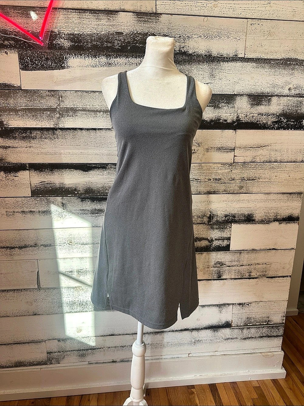 Natural Reflections Active Dress Gray Mini Dress XS